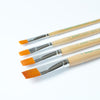 Children's Paint Brushes in 6 sizes | Flat